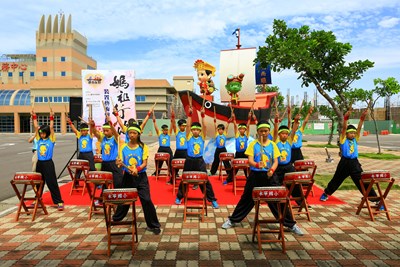 「媽祖行海」裝置藝術進駐台中港 林副市長：市港合作帶動海線發展