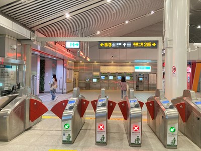 The cleanliness of Taichung MRT stations ranks first in passenger satisfaction.