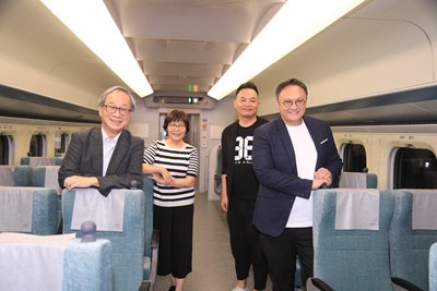 Taiwan's first! The Central Taiwan Film Studio's high-speed rail carriage set is unveiled. Deputy Mayor Cheng: Leading the industry toward internationalization.