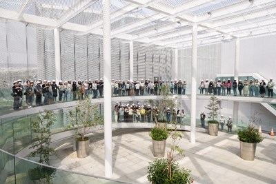 All the teachers participating in the workshop gathered in the Cultural Forest of the Green Museumbrary to experience the encounter and exchange.