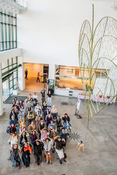 The second work in the Taichung Fiber Arts Museum’s “And Then” creation project series, “Lines and Pulses,“ will be on display through the end of February 2026.