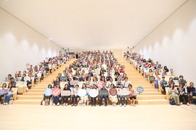Group photo at the Taichung Public Library’s 2026 National Storytelling Volunteers Gathering