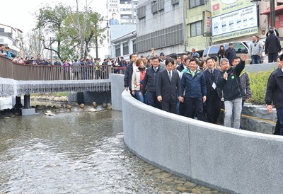 Green River Glory Restored. Premier Lai Taichung City Turned Rotten into Gold