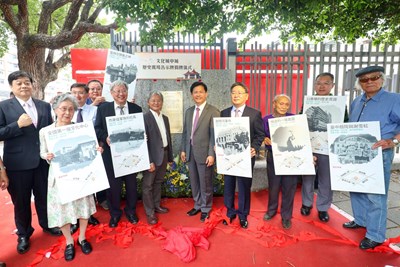 Historical scene signboard of Town in Culture City unveiling  Mayor Lin：Get knowing Taichung in depth and love Taichung