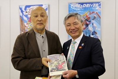 director Takeuchi Koji, TAF and deputy mayor Mr. Chang