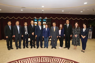 Japan-Taiwan Exchange Association delegates visit Taichung City Hall