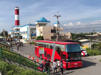 Traffic Control Enforced at Gaomei Wetland – Taichung City Hall Provides Shuttle Bus Service for Tourists