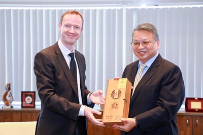 The Visit of Director of the Trade Council of Denmark, Taipei Bo Mønsted Today (the 7th) to the Taichung City Government Greeted by Deputy Mayor Bruce Linghu