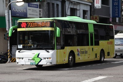The traffic volume of Taichung City’s main line bus doubled – volume for Route 700 of Chongde main line has an increase of over 117%
