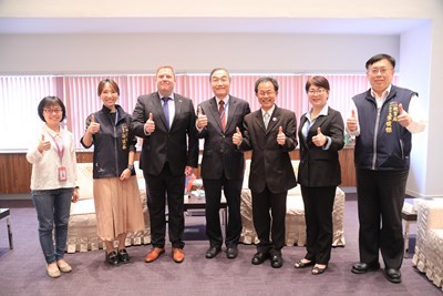 The Slovak Economic and Cultural Office in Taipei visited the Taichung City Government-Deputy Mayor Huang expected to deepen bilateral exchanges