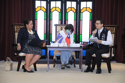 Marshall Islands Minister of Foreign Affairs and Trade Kabua Visits Taichung City Government - Secretary General Huang Hopes to Deepen Cultural and Environmental Sustainability Exchanges