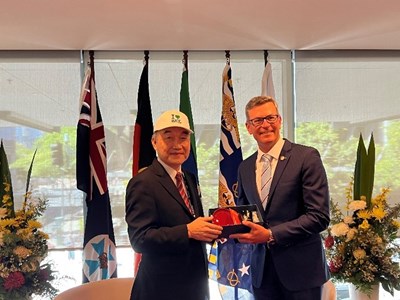 Deputy Mayor Huang met with Brisbane City Council Speaker Steven Toomey.